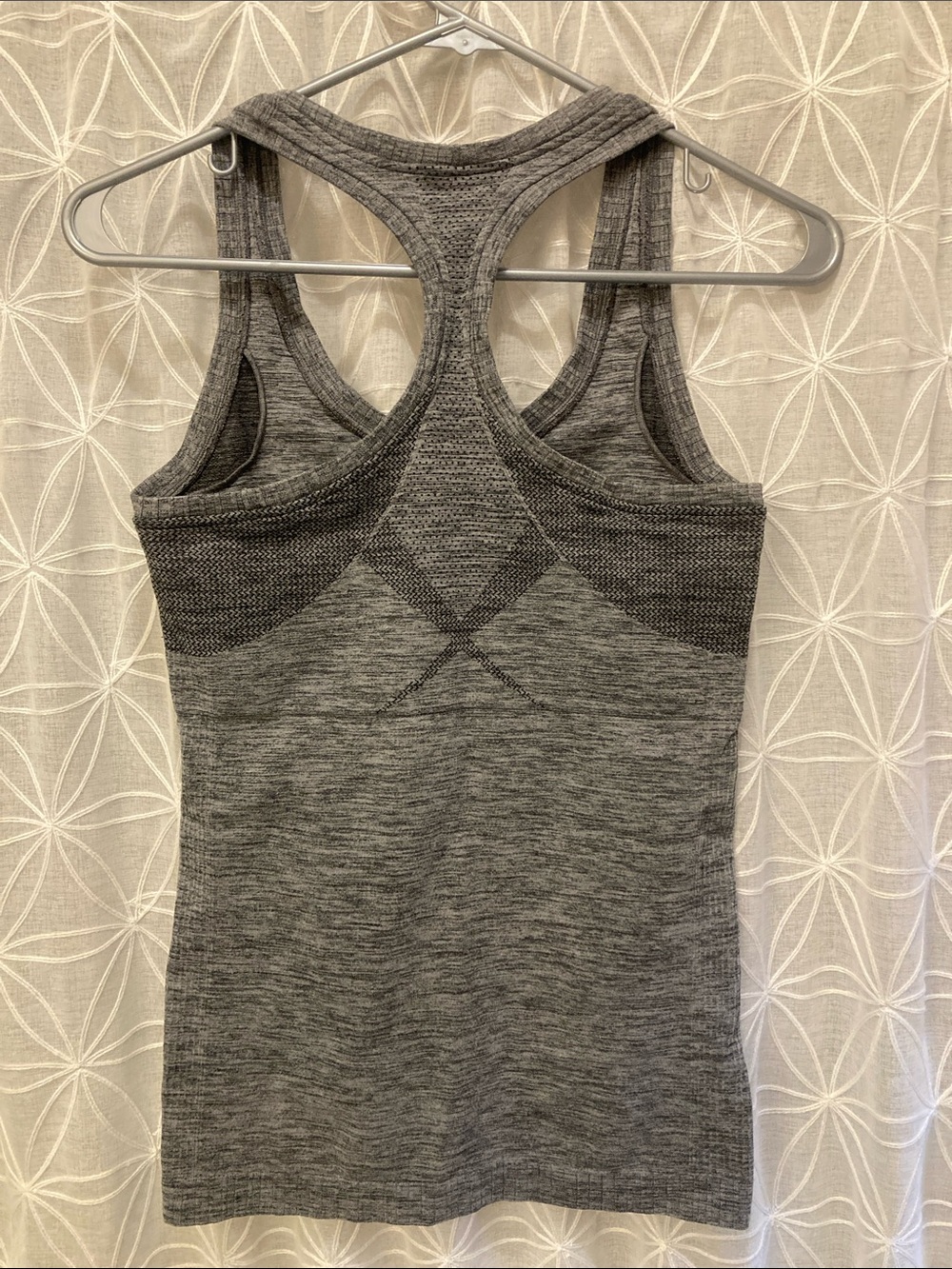 New Balance Heather Gray Racerback Performance Tank - Picture 4 of 5